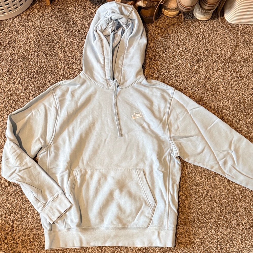 Nike Light Blue Pullover Hoodie